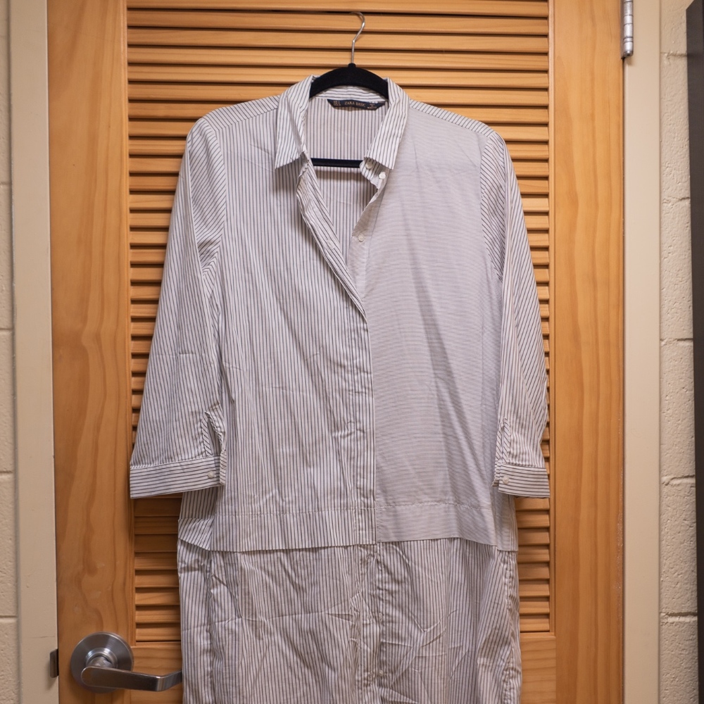 Long Zara Stripped Shirt